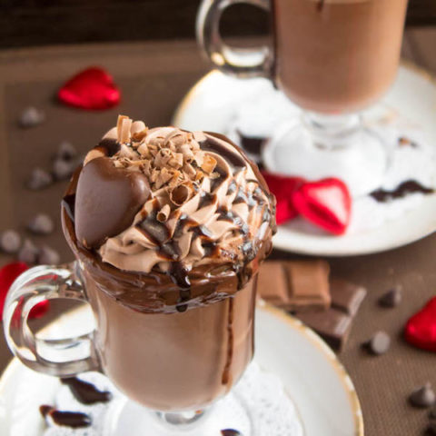 Chocolate Lovers Hot Chocolate ~ Recipe Queenslee Appétit