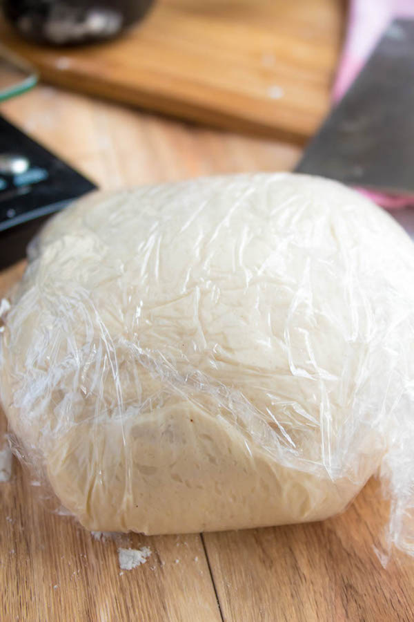 This Homemade Pizza Dough is super quick and easy to make. It's the perfect base for all your pizza creations!