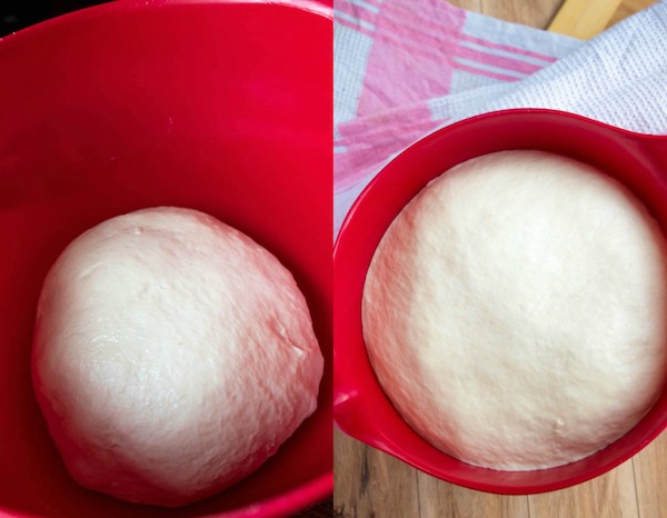 This Homemade Pizza Dough is super quick and easy to make. It's the perfect base for all your pizza creations!