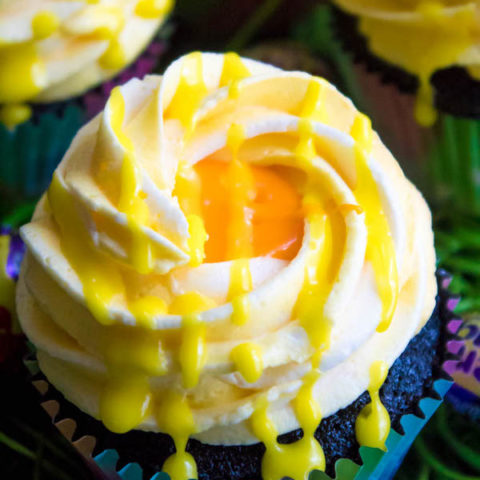 If you're a fan of Cadbury Creme Eggs, you're gonna fall in love with these Cadbury Creme Egg Cupcakes! These cupcakes are decadent, sweet, ooey and gooey. This is the perfect dessert for Easter!