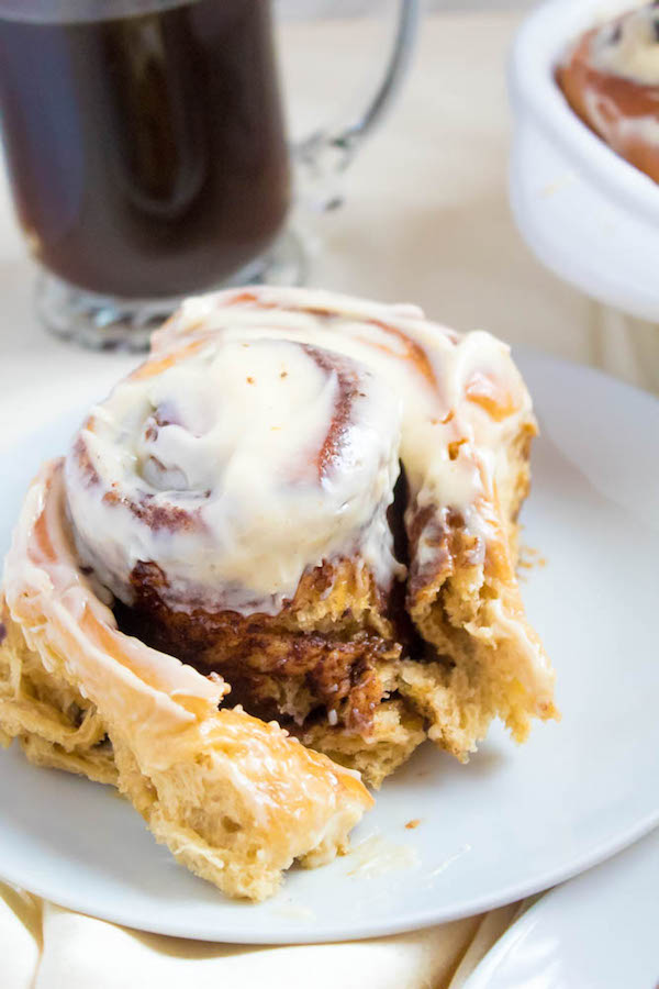 These Coffee Cinnamon Rolls will satisfy all your coffee cravings! They're super soft, fluffy, gooey and full of coffee flavour.