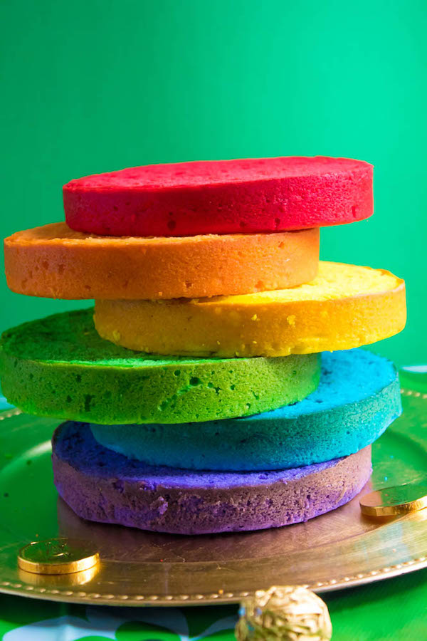 Pot of Gold Rainbow Cake ~ Recipe | Queenslee Appétit