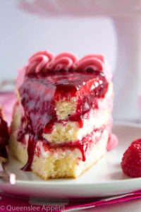 Vanilla Raspberry Cake ~ Recipe | Queenslee Appétit
