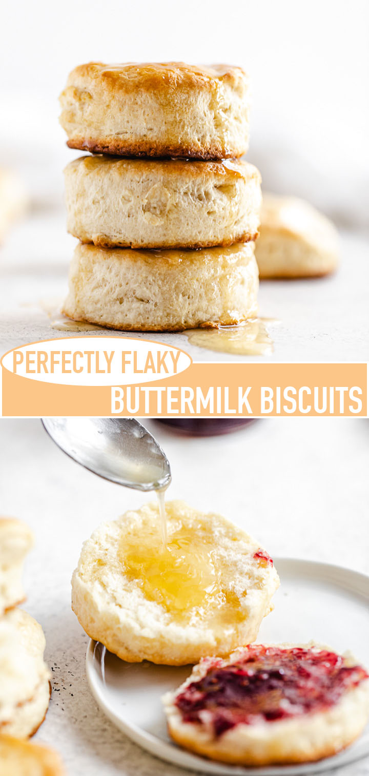 long pin image for flaky biscuits