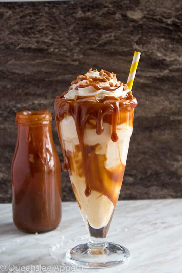 Salted Caramel Milkshake Recipe Queenslee Appétit