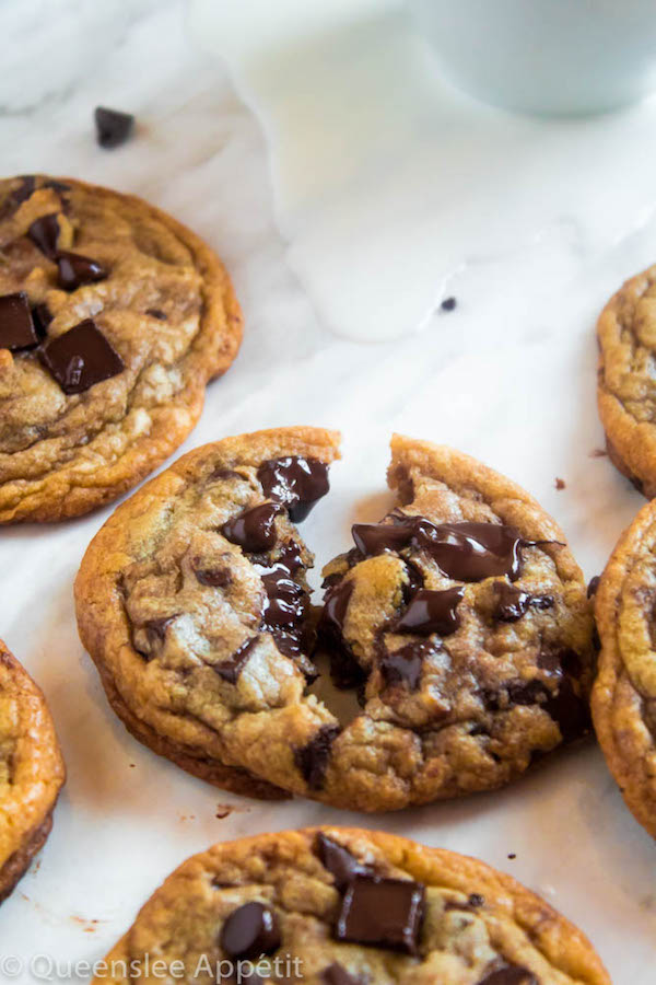 These cookies are the absolute best! They’re incredibly soft, chewy and delicious - and best of all they’re loaded, I mean LOADED with chocolate chips AND chocolate chunks! The perfect chocolate chip cookie.