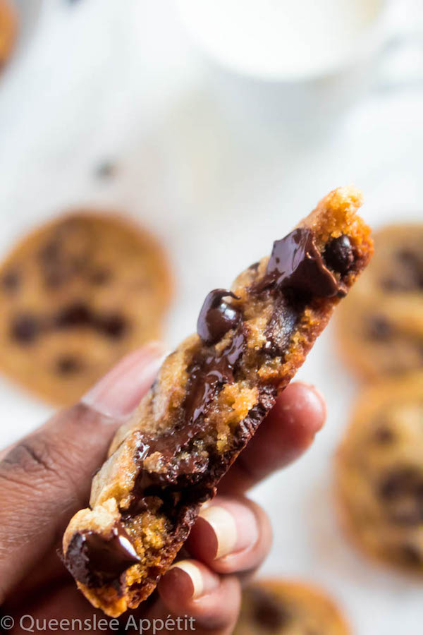 These cookies are the absolute best! They’re incredibly soft, chewy and delicious - and best of all they’re loaded, I mean LOADED with chocolate chips AND chocolate chunks! The perfect chocolate chip cookie.