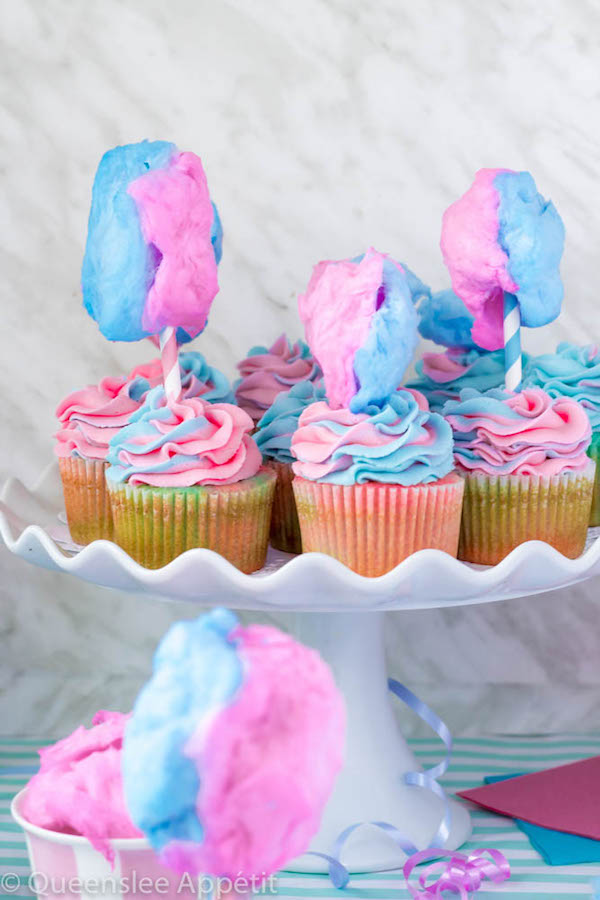 Cotton Candy is great. Cupcakes are great. Together, they make something even greater! These Cotton Candy Cupcakes are a super fun and delicious treat that kids (and your inner kid) will love! 