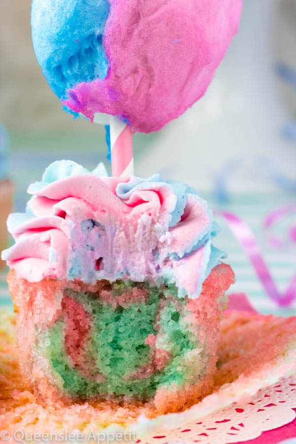 Cotton Candy is great. Cupcakes are great. Together, they make something even greater! These Cotton Candy Cupcakes are a super fun and delicious treat that kids (and your inner kid) will love! 