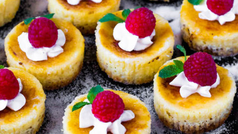 Mini Creme Brulee Cheesecakes Recipe Queenslee Appetit