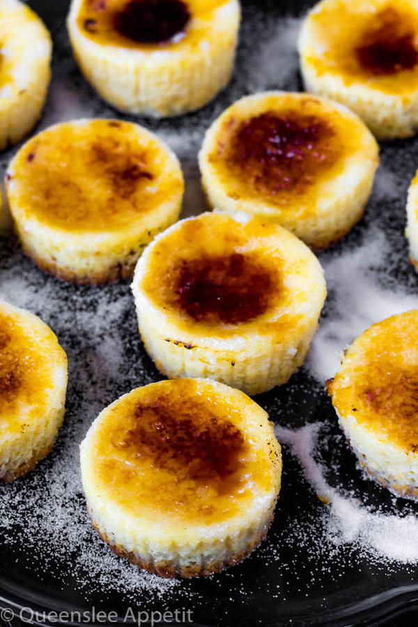 Classic Creme Brûlée and Creamy Cheesecake collaborate to make these incredible Mini Creme Brûlée Cheesecakes! With a custard based cheesecake topped with a yummy caramelized sugar topping, these mini treats are sure to be a huge hit! 