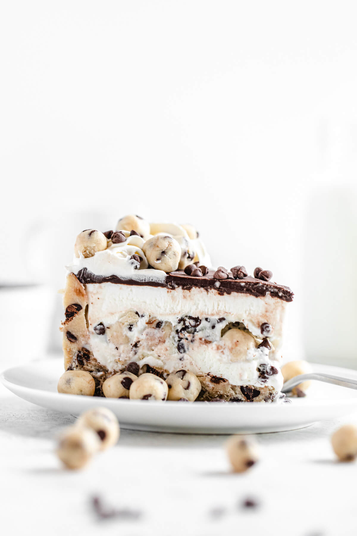 Chocolate Chip Cookie Dough Ice Cream Cake