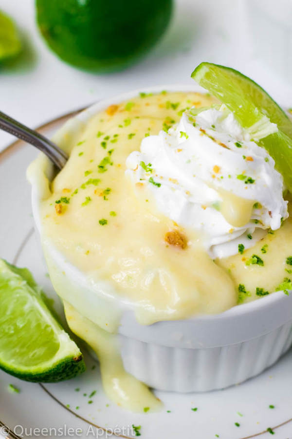 This Key Lime Pie Pudding is sweet, tangy and creamy. Each bite tastes just like a key lime pie! Top this key lime pudding off with whipped cream, crushed graham crackers and a slice of lime for a delightful summer treat! 