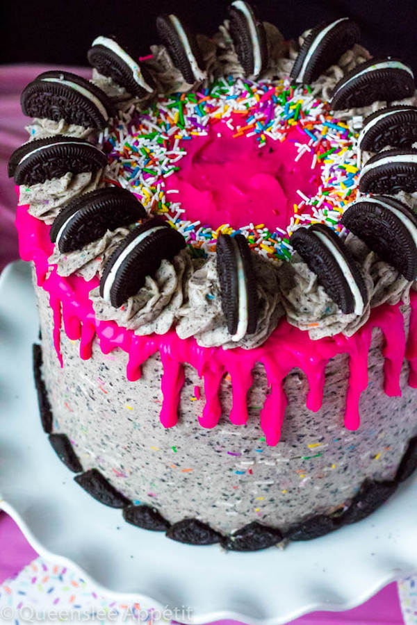 Birthday Cake Oreo Cake ~ Recipe | Queenslee Appétit