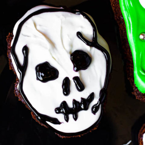 Skull Brownies