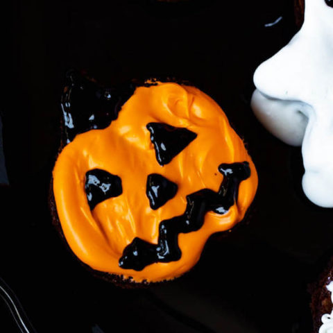 Jack-O-Lantern Brownies