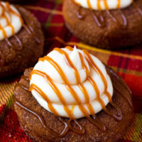 Pumpkin Donuts with Salted Caramel Cream Cheese Frosting
