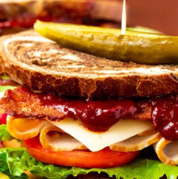 These Turkey Sandwiches are the best way to use up those Thanksgiving leftovers.   