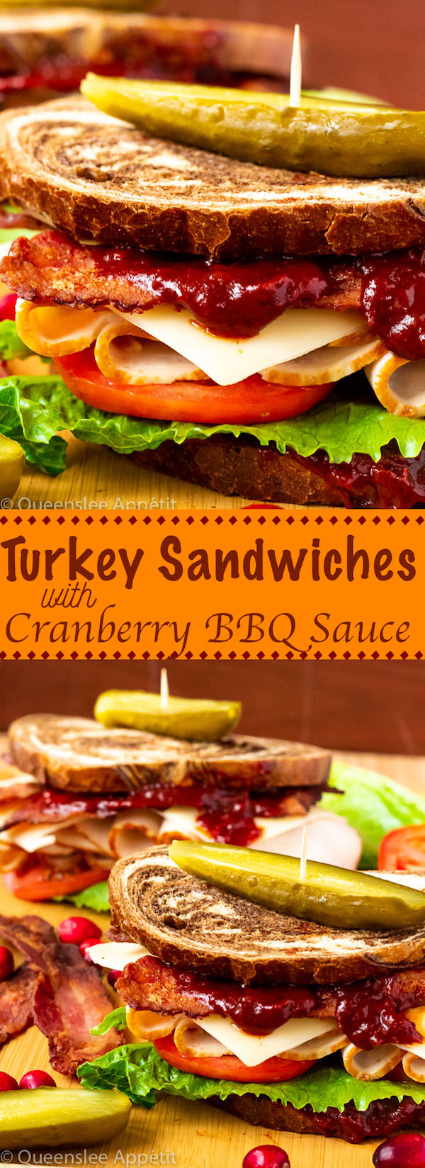 These Turkey Sandwiches are the best way to use up those Thanksgiving leftovers.   