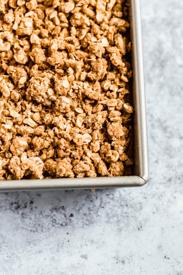 unbaked pumpkin streusel bread