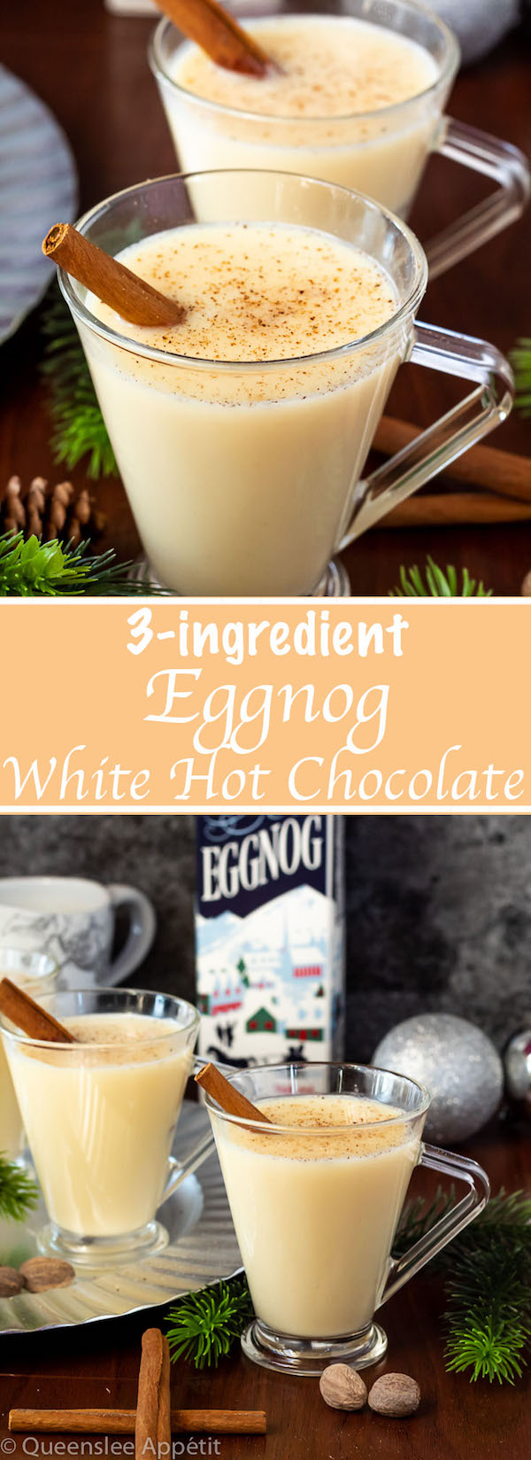 Eggnog White Hot Chocolate