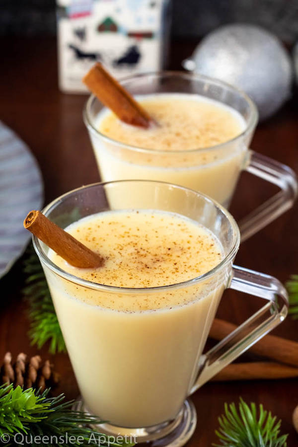 Eggnog White Hot Chocolate