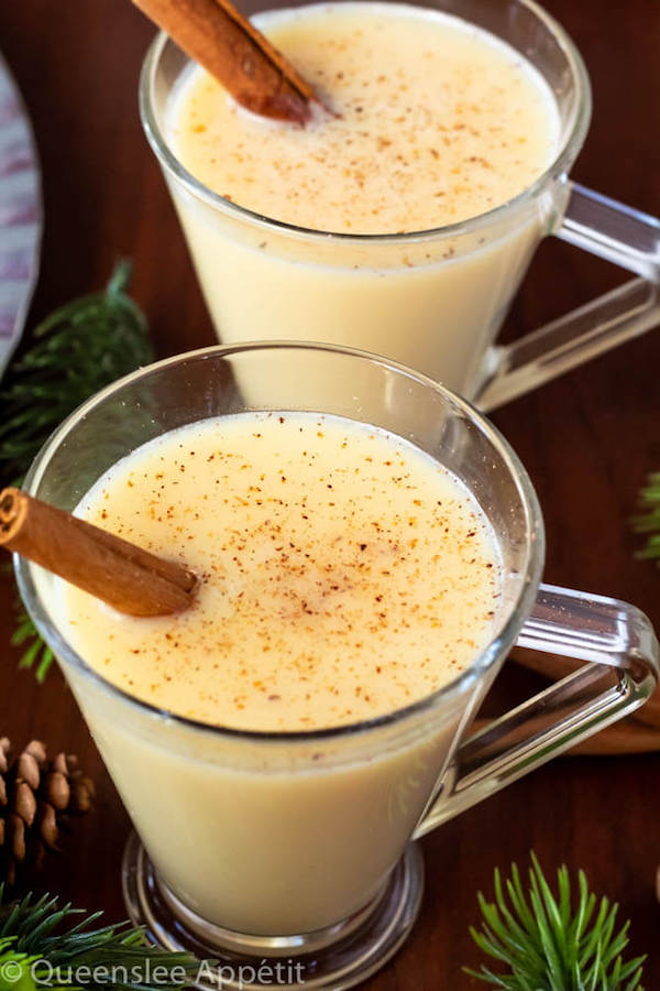 Eggnog White Hot Chocolate