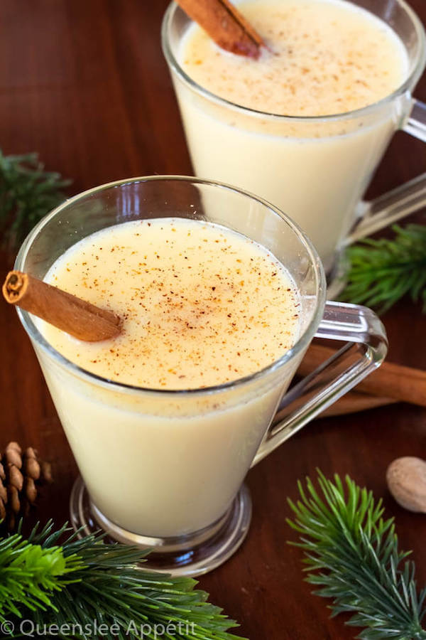 Eggnog White Hot Chocolate