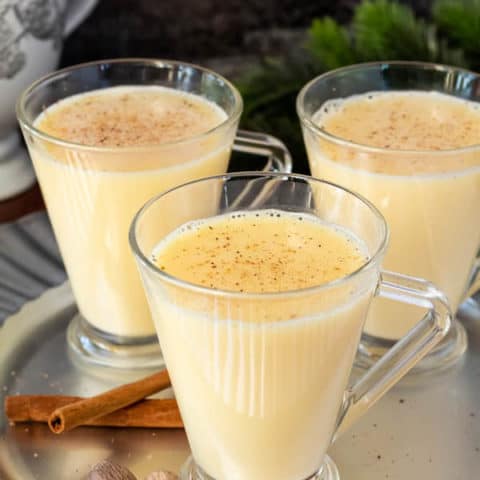 3-ingredient Eggnog White Hot Chocolate