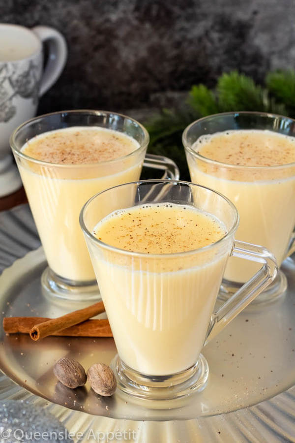 Eggnog White Hot Chocolate