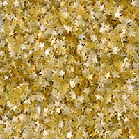 Metallic Edible Gold Stars.15 oz