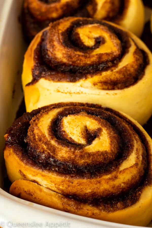 Eggnog Cinnamon Rolls