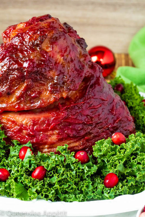 Honey Cranberry Glazed Ham