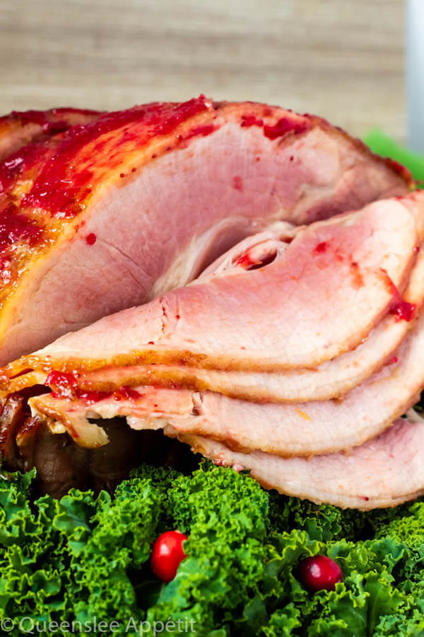 Honey Cranberry Glazed Ham