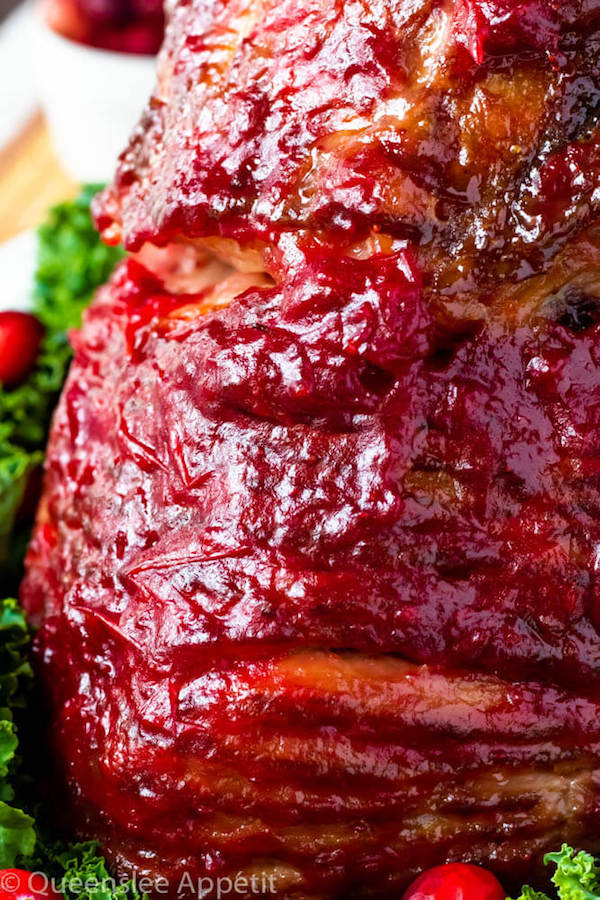 Honey Cranberry Glazed Ham