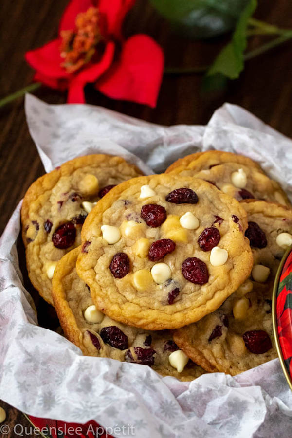 White Chocolate Cranberry Cookies