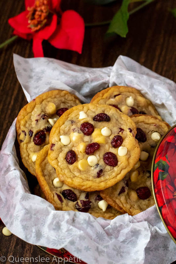 White Chocolate Cranberry Cookies