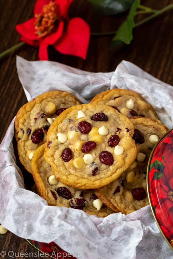 White Chocolate Cranberry Cookies