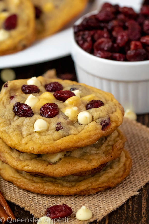 White Chocolate Cranberry Cookies