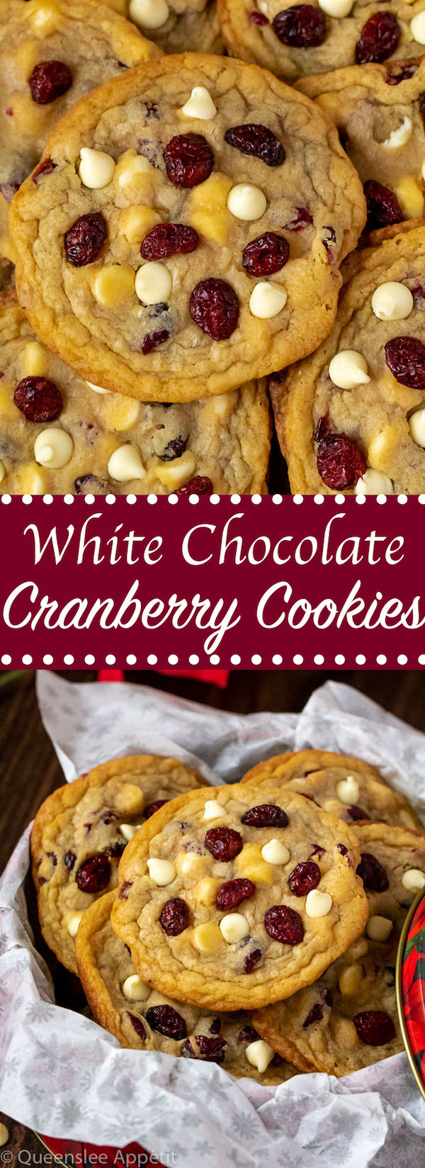 White Chocolate Cranberry Cookies