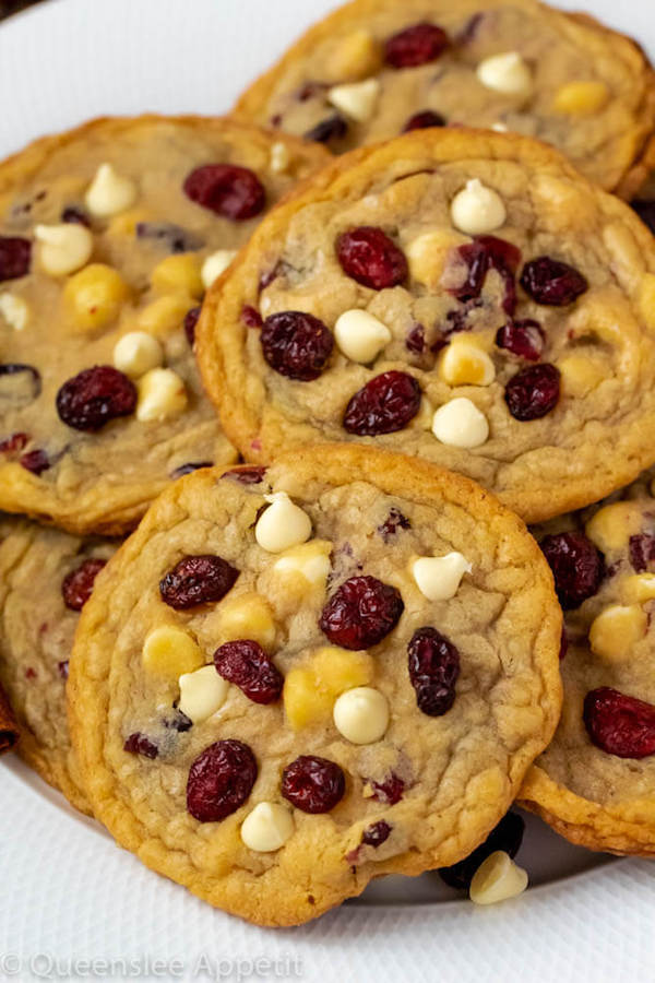 White Chocolate Cranberry Cookies