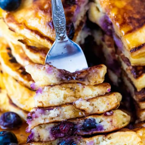 Best Ever Blueberry Pancakes