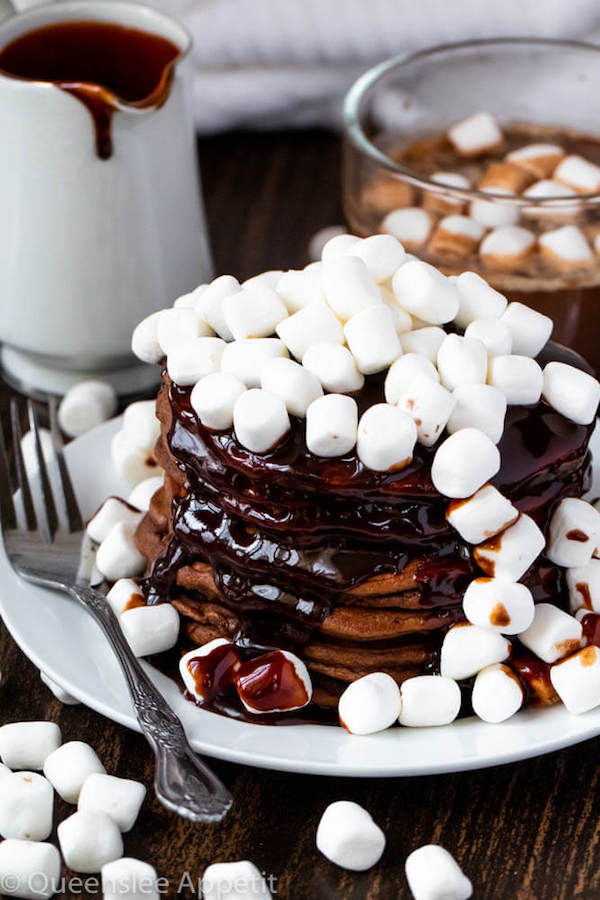 Hot Chocolate Pancakes