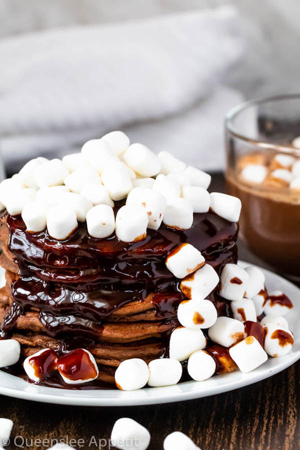 Hot Chocolate Pancakes