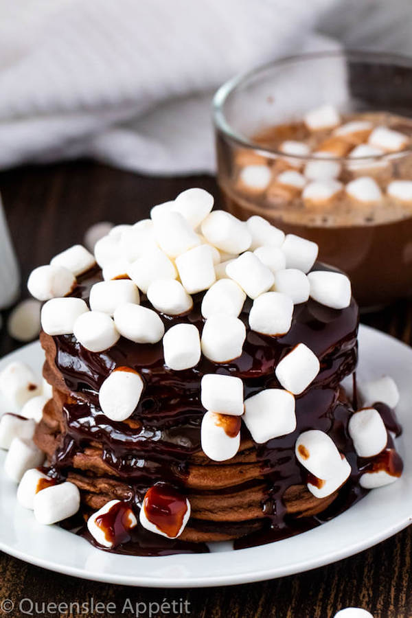 Hot Chocolate Pancakes