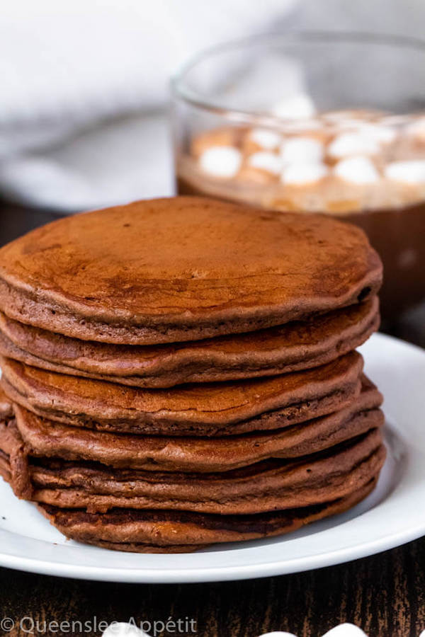 Hot Chocolate Pancakes