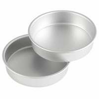 Wilton Aluminum 8-Inch Round Cake Pan Set, Multipack of 2