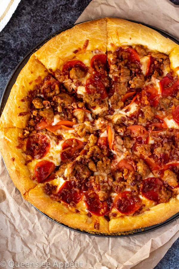 Meat Lovers Pizza ~ Recipe | Queenslee Appétit