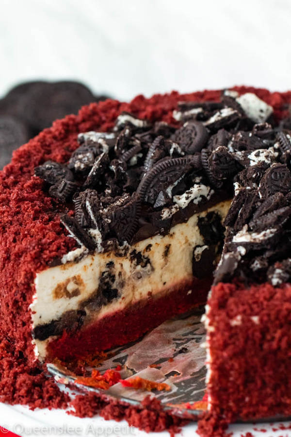 Resepi Red Velvet Oreo Cheesecake - Soalan 87 Resepi Red Velvet Oreo Cheesecake - Soalan 87
