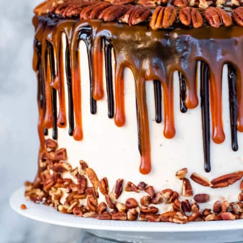 Turtle Chocolate Layer Cake